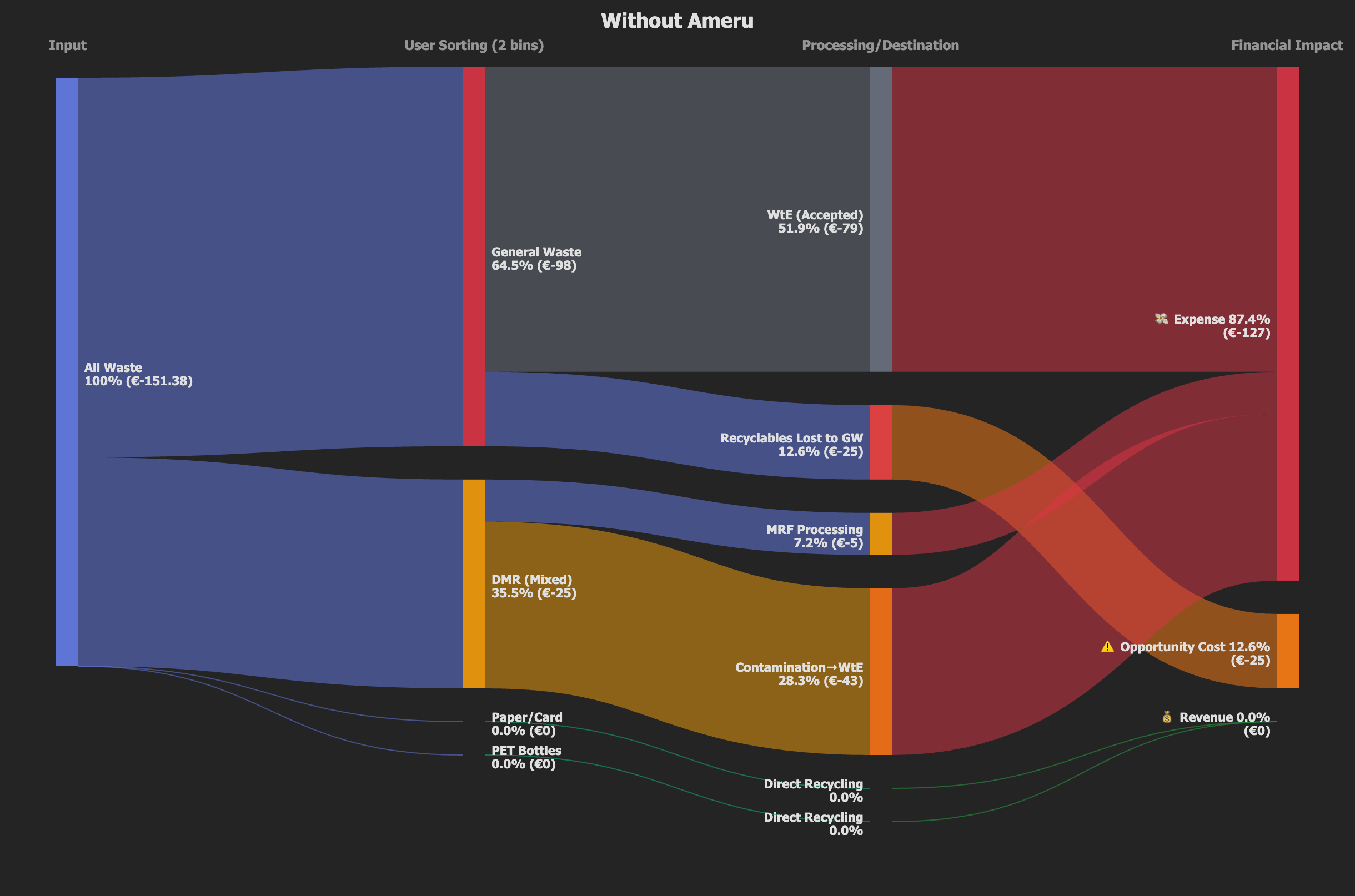 Sankey Chart - Before Ameru
