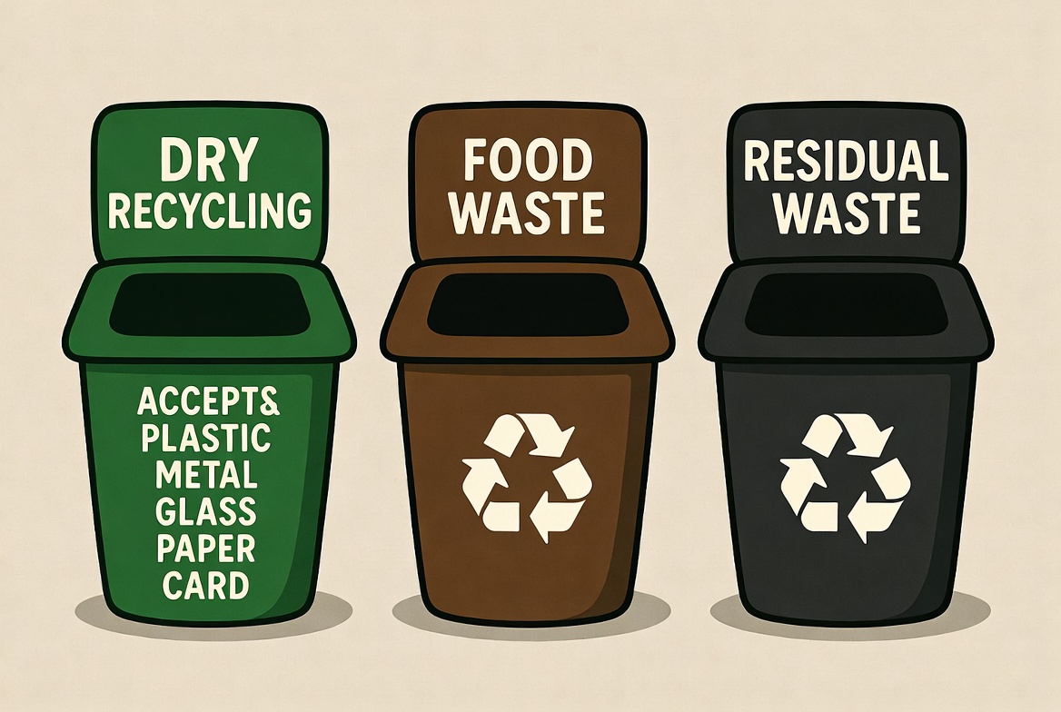 Simpler Recycling bins